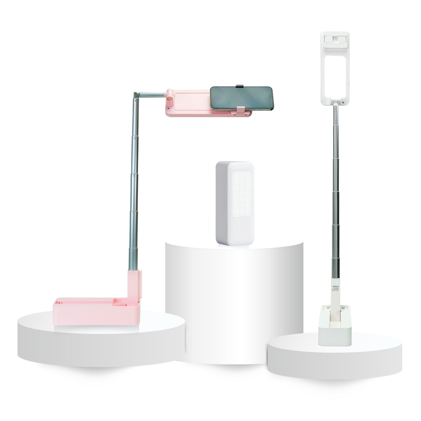 Olivia Overhead Phone Stand Tripod With Light Main