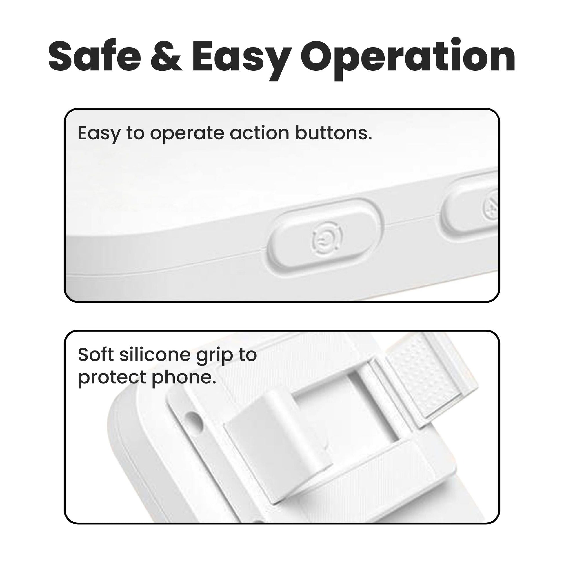 Olivia Overhead Phone Stand Tripod With Light Features