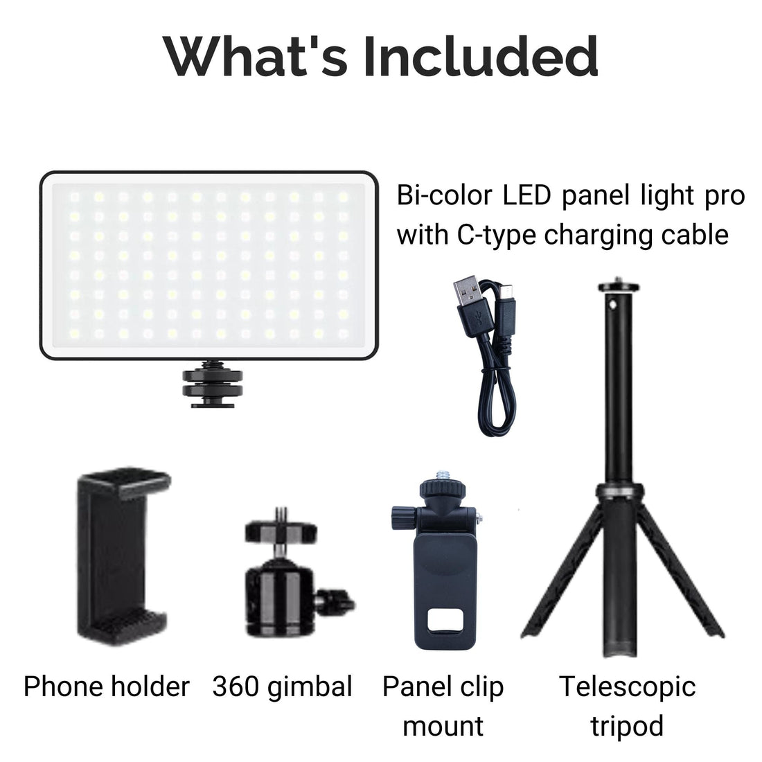 Home Studio Photography Video Bicolor Lighting Kit