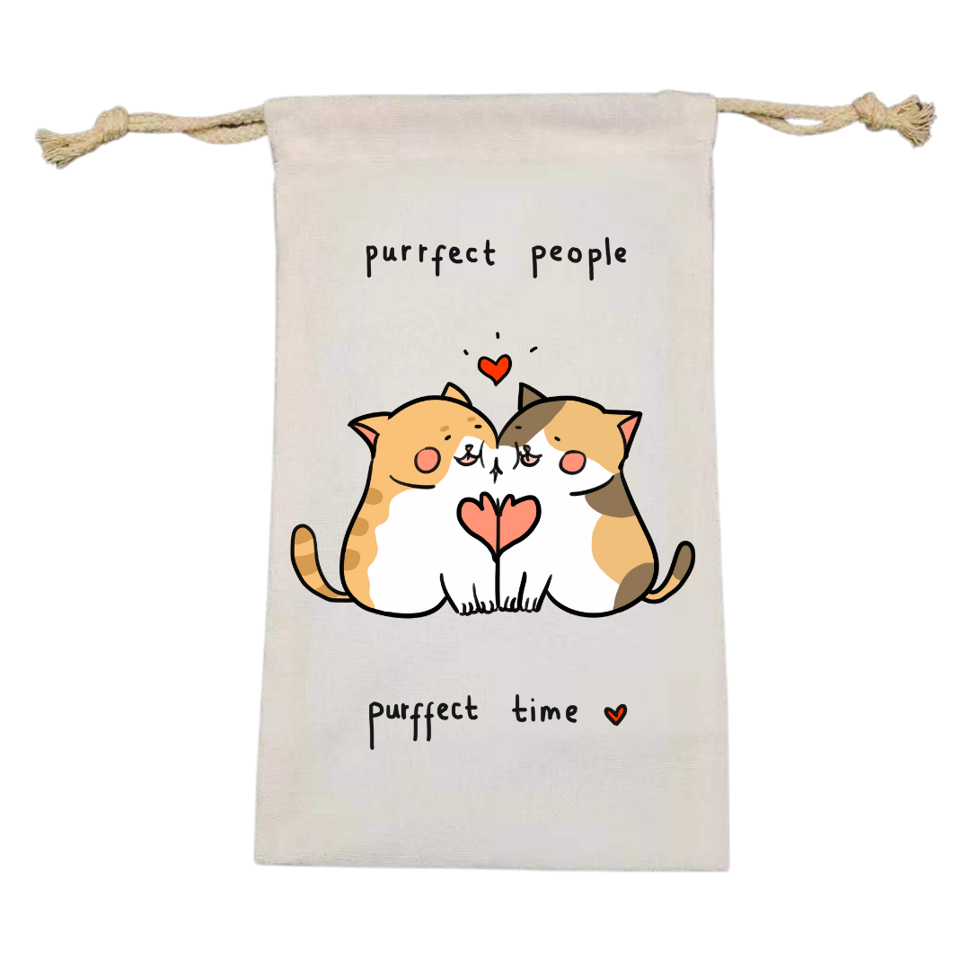Olivia Special Gift and Storage Bag Lovers Cats