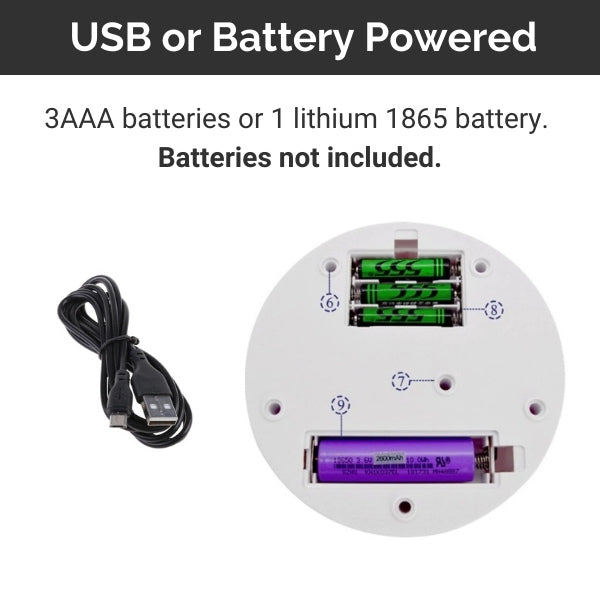 Product Motorised Turntable Display Stand battery