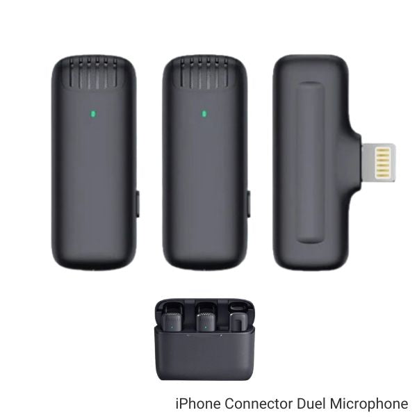 Wireless Lavalier Microphone For Smartphones iphone duel microphone