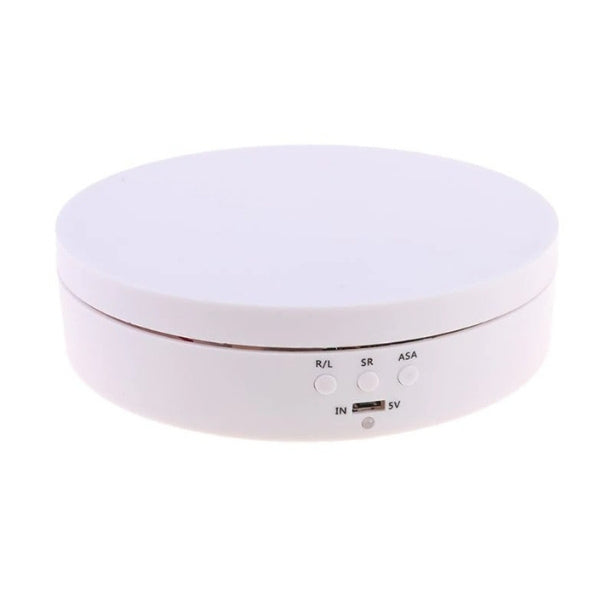 Product Motorised Turntable Display Stand white