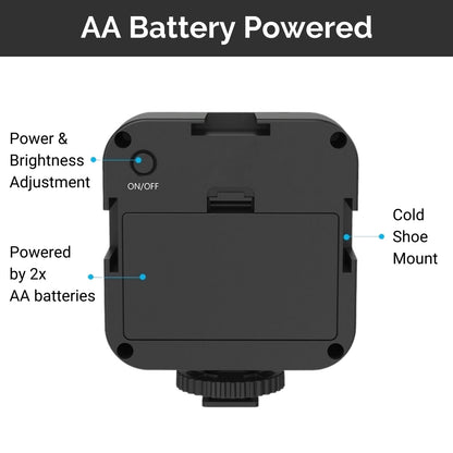 Smartphone Mobile Content Creator Starter Kit AA LED Battery Powered