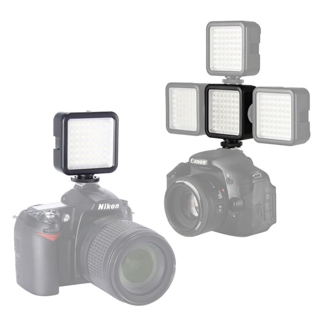 Mini panel 49 LED light multi-lights on DSLR