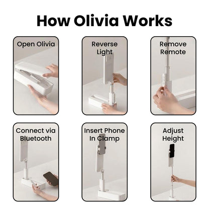 Overhead Phone Stand and Shotgun Microphone Audio Kit Olivia Works