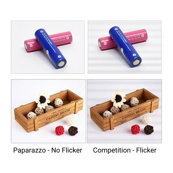 Competition flicker for the photo studio box