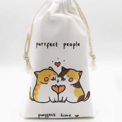 Olivia Special Gift and Storage Bag Lovers Cats
