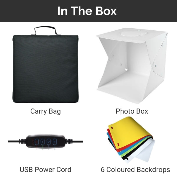 30cm Portable Studio Light Box in the box