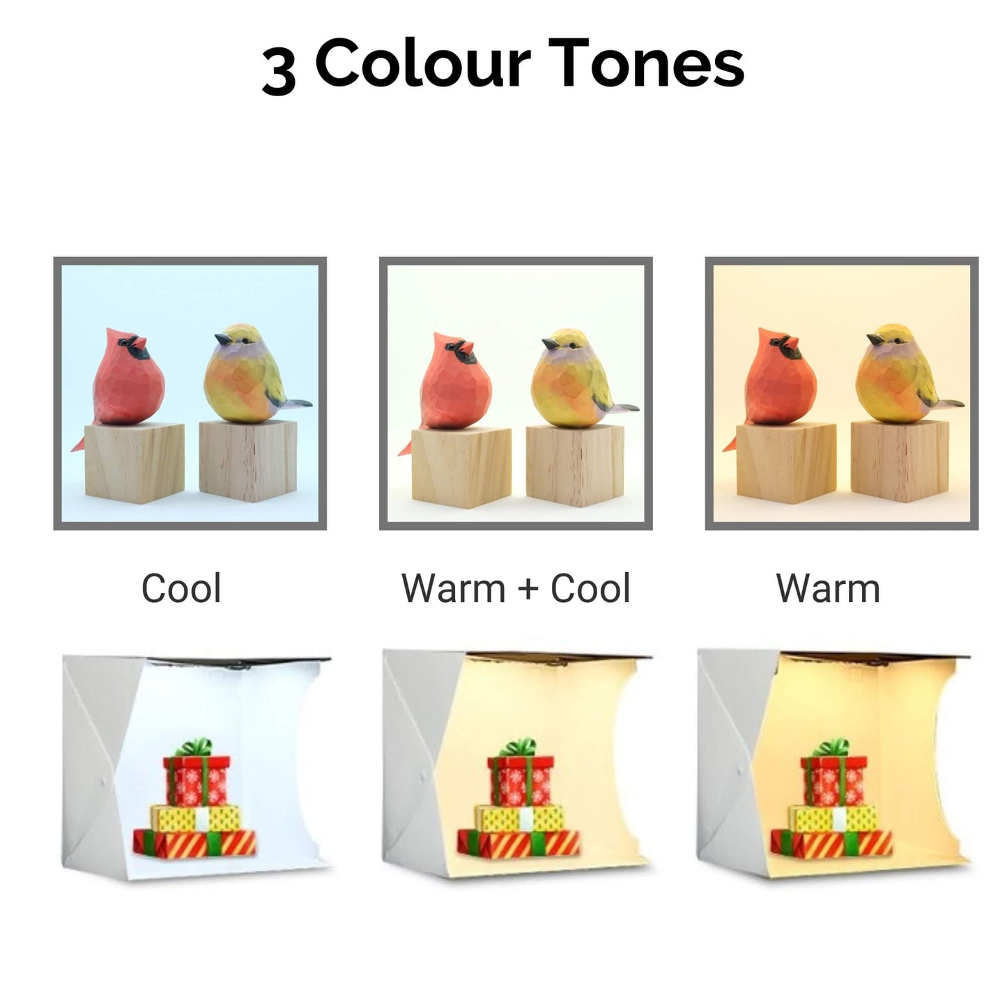 20cm Portable Home Studio Light Box For Products Color Tones