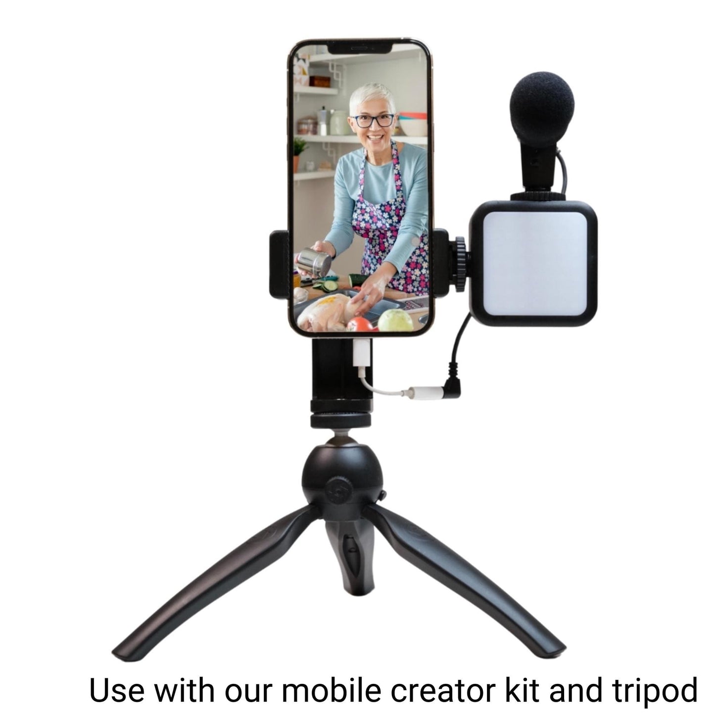 Mini Panel Pro Light With Laptop Phone Zoom Clip tripod