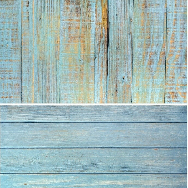 Waterproof Paper Photography Backdrop for Flat Lay Tabletop blue wood
