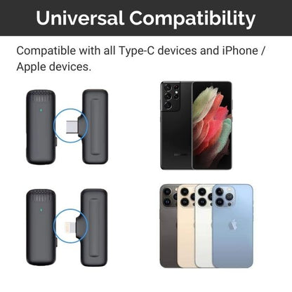 Audrey 2, wireless bluetooth microphone universal compatibility