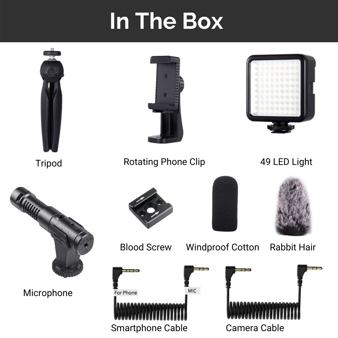 Smartphone Mobile Content Creator Starter Kit In Box