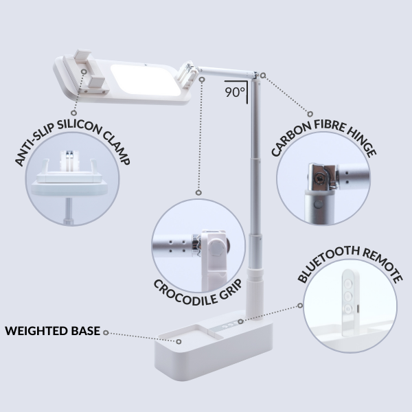 Olivia - The All In One Overhead Phone Stand Content Creator Tool Features