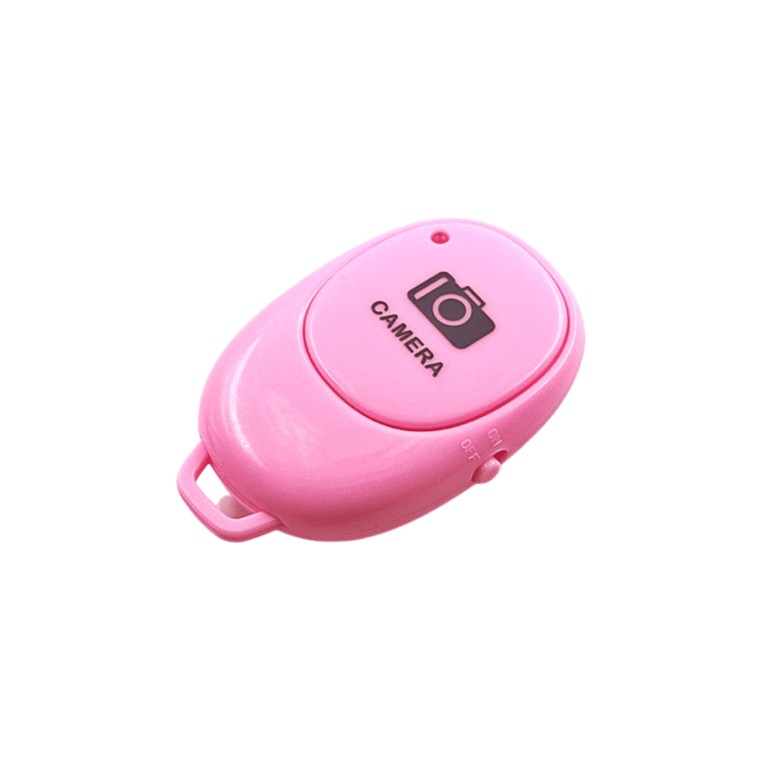 Camera Shutter Bluetooth Remote Control Pink