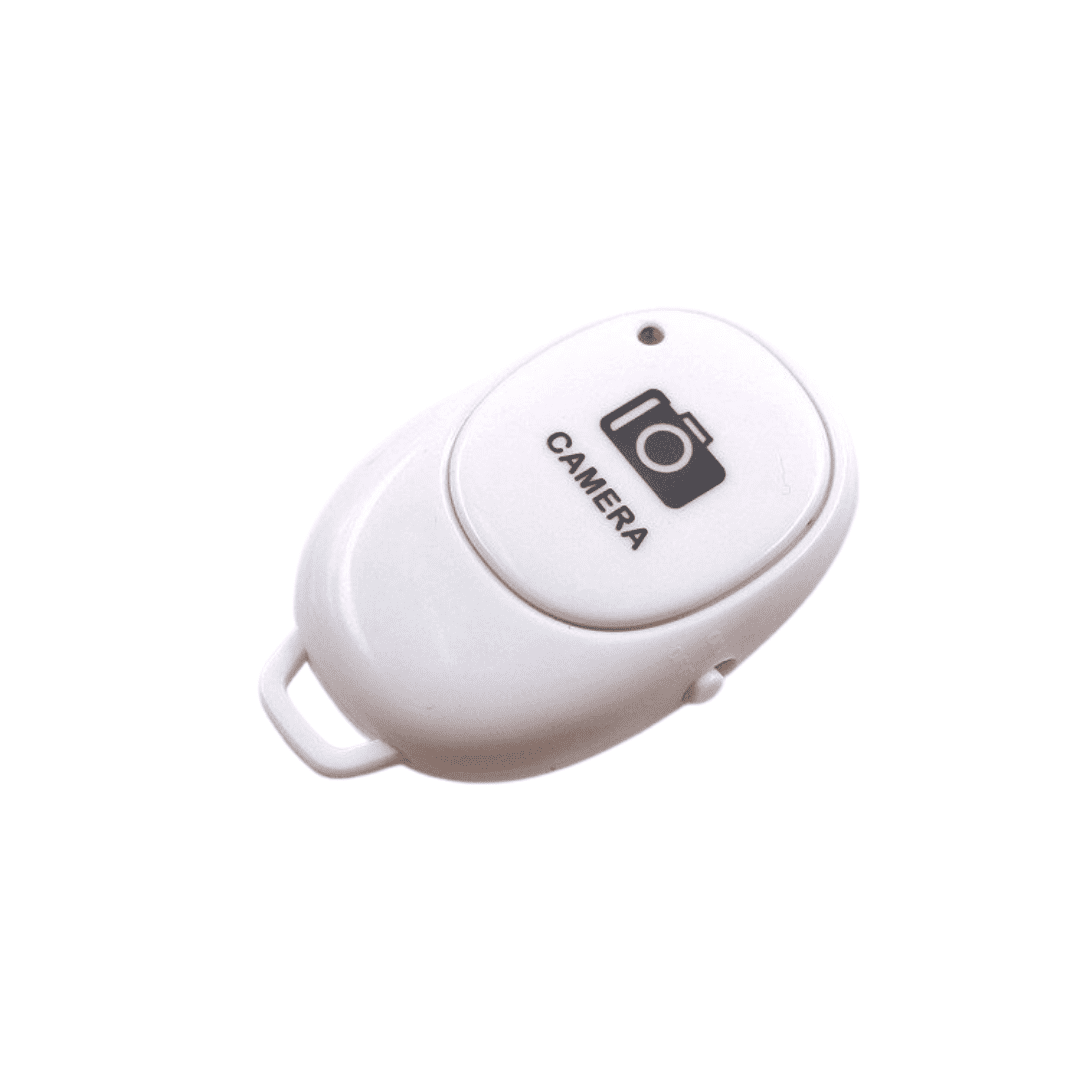 Camera Shutter Bluetooth Remote Control White