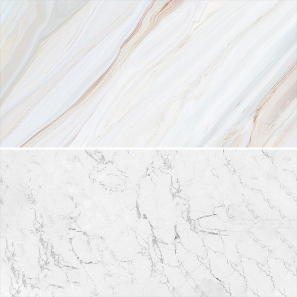 Waterproof Paper Photography Backdrop for Flat Lay Tabletop Marble