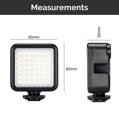 Mini panel 49 LED light measurements