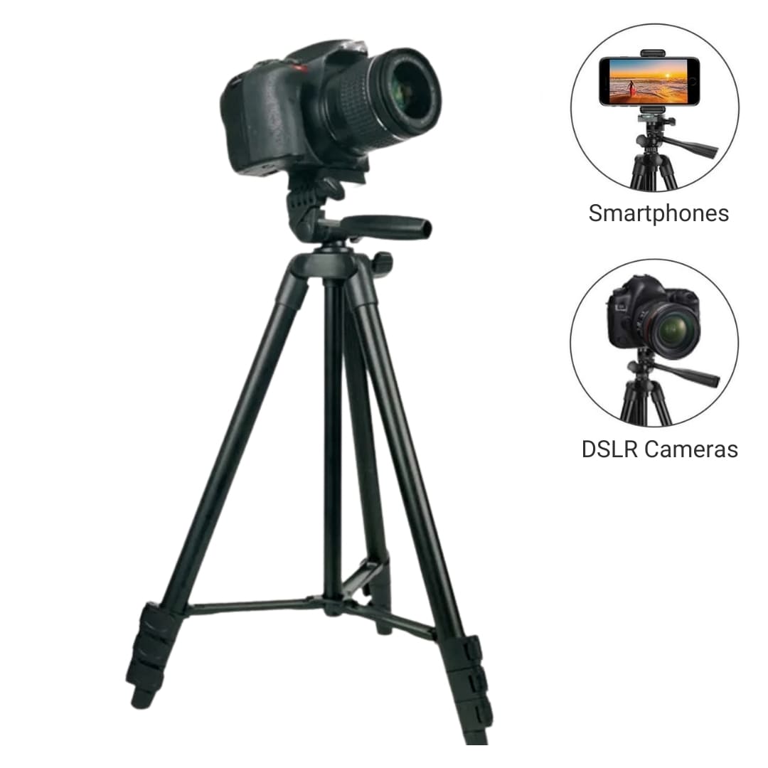 Travel Mobile Phone Tripod Action Cameras and DSLRs